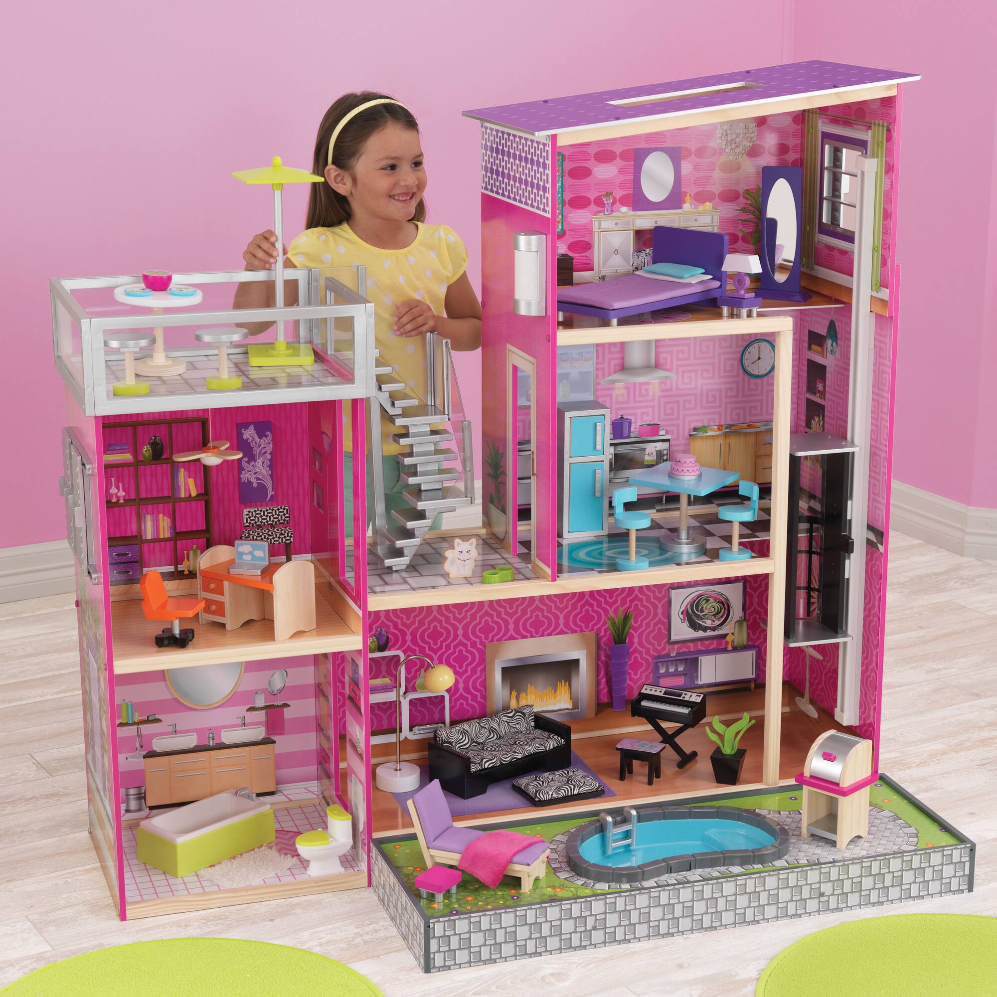 KidKraft Uptown Dollhouse with Furniture